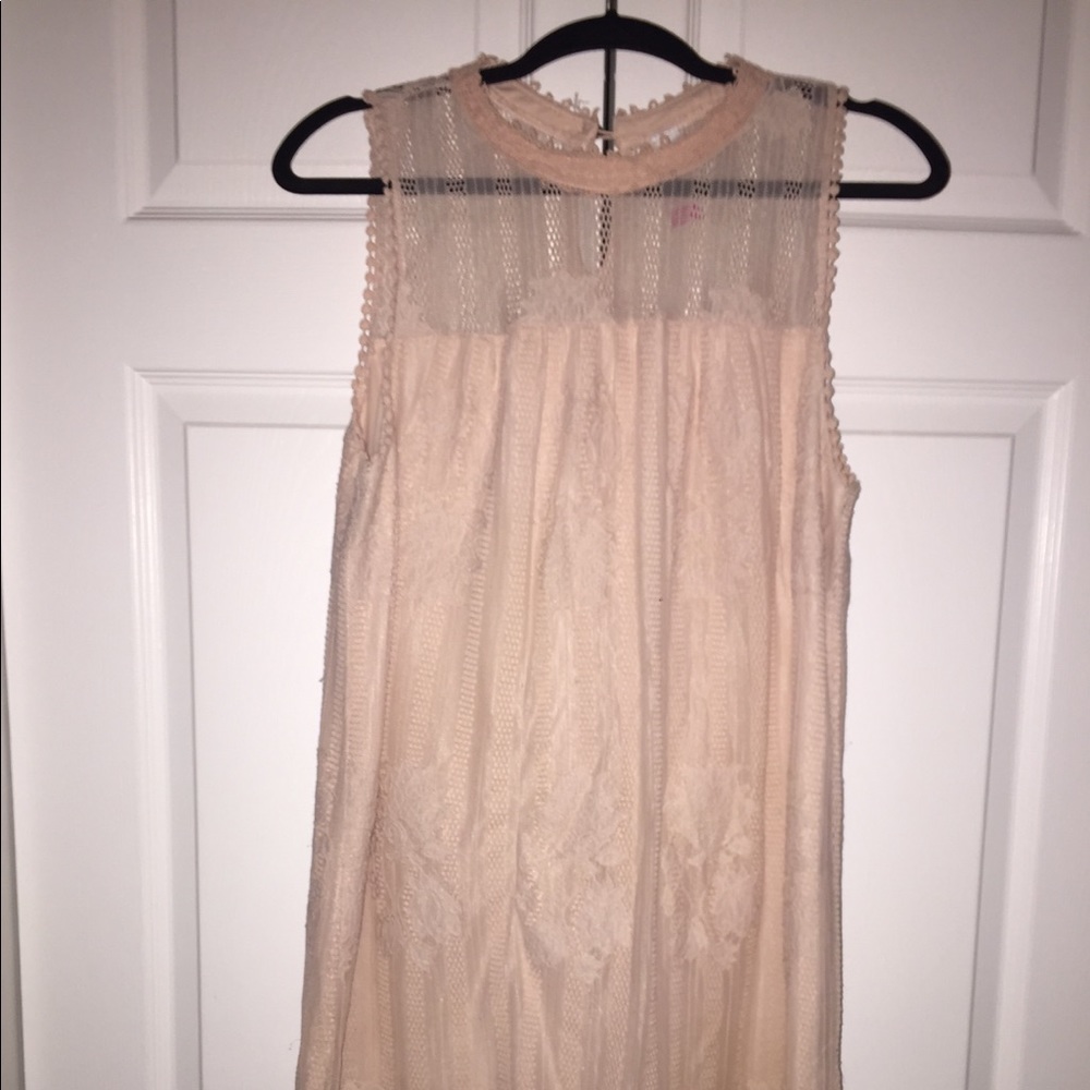Pink lacy dress